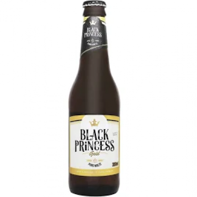 CERVEJA BLACK PRINCESS GOLD LONG NECK 355ML