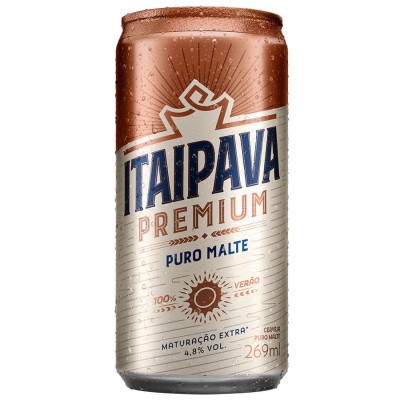 CERVEJA ITAIPAVA PREMIUM PURO MALTE 269ML