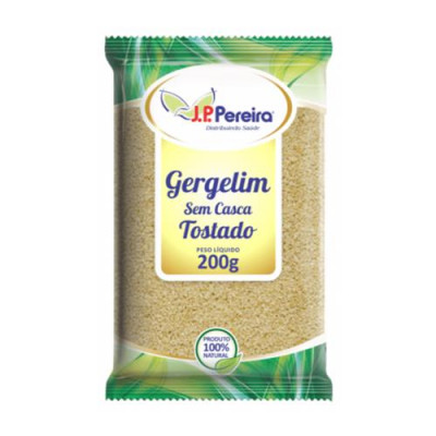 GERGELIM J.P. PEREIRA SEM CASCA TOSTADO 200 G