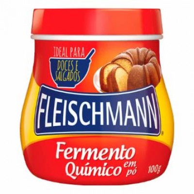 FERMENTO EM PÓ FLEISCHMANN 100 GRAMAS