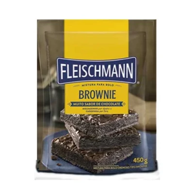 MISTURA PARA BOLO FLEISCHMANN BROWNIE 450 GRAMAS