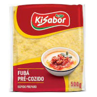 FUBÁ KISABOR PRÉ COZIDO 500G