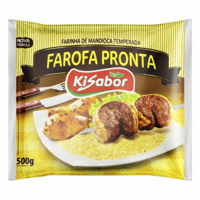 FAROFA PRONTA KISABOR MANDIOCA 500G