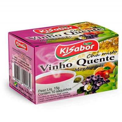 CHÁ KISABOR VINHO QUENTE 15G