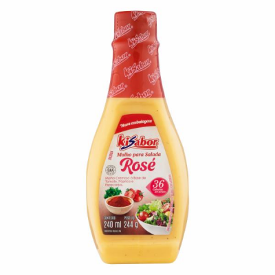 MOLHO PARA SALADA KISABOR ROSE 240G