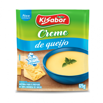 SOPA KISABOR CREME DE QUEIJO 65 GRAMAS