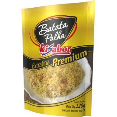 BATATA PALHA KISABOR PREMIUM EXTRA FINA 120G