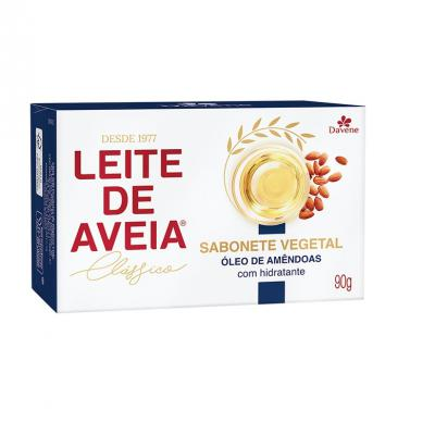 SABONETE LEITE DE AVEIA DAVENE ÓLEO DE AMÊNDOAS 90G