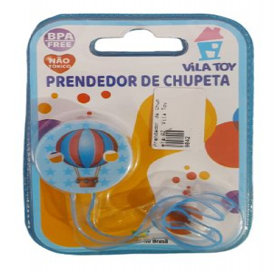 PRENDEDOR DE CHUPETA VILA TOY AZUL