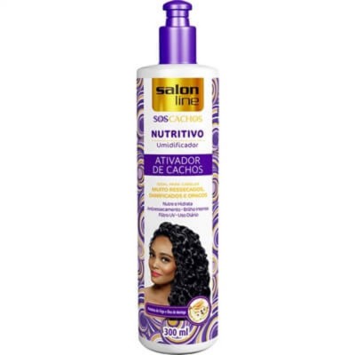 ATIVADOR DE CACHOS SALON LINE NUTRITIVO 300ML