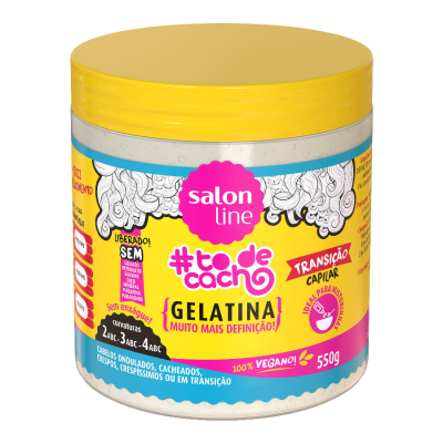 GELATINA SALON LINE #TÔDECACHO TRANSIÇÃO CAPILAR 550G