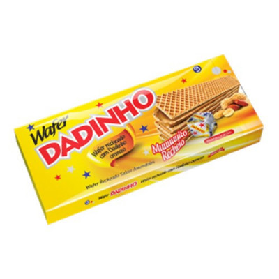 WAFER DADINHO RECHEADO SABOR AMENDOIM 130 GRAMAS