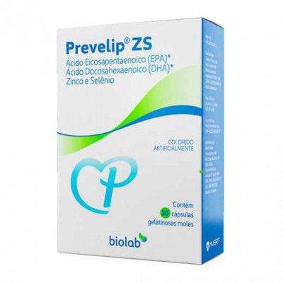 PREVELIP ZS SUPLEMENTO ALIMENTAR COM 30 CÁPSULAS