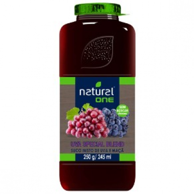 SUCO NATURAL ONE UVA E MAÇÃ 245ML