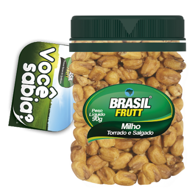 MILHO BRASIL FRUTT TORRADO MOSTARDA/MEL 90 G