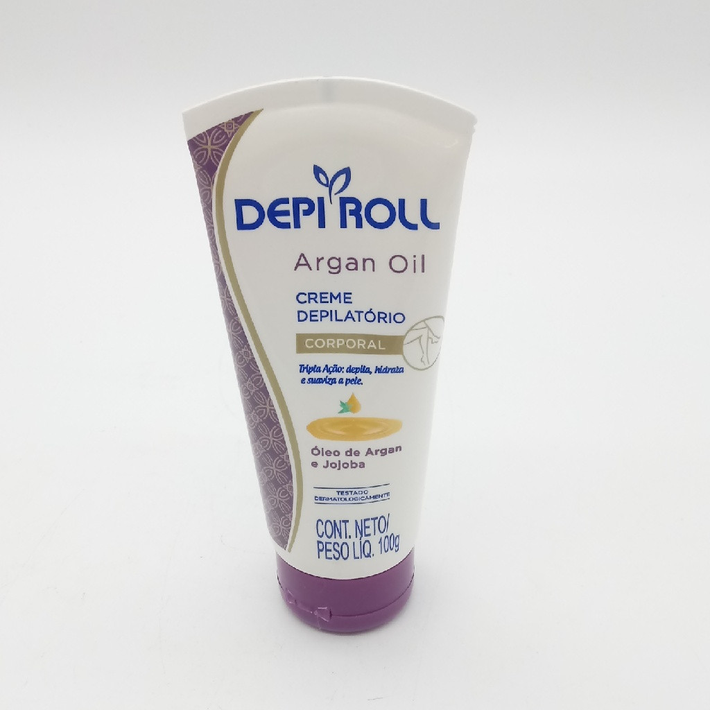 CREME DEPILATÓRIO CORPORAL DEPI ROLL ARGAN OIL 100 GRAMAS