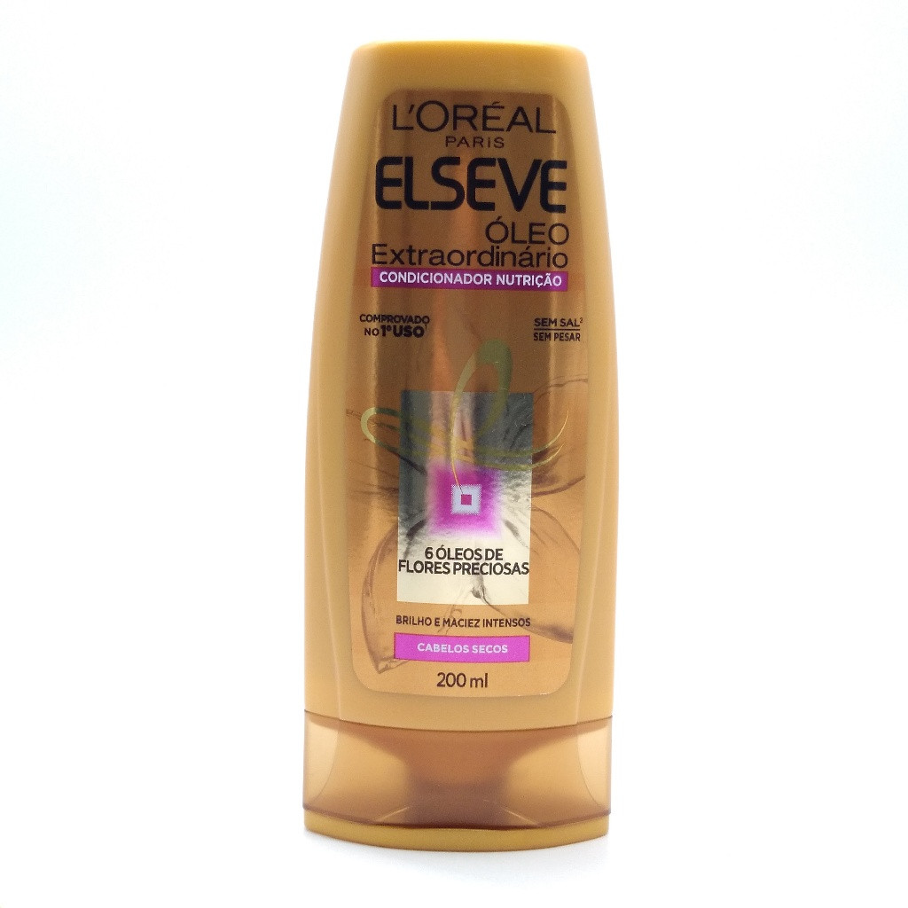 CONDICIONADOR ELSEVE ÓLEO EXTRAORDINÁRIO NUTRIÇÃO CABELOS SECOS 200 ML