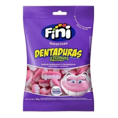 BALA DE GELATINA FINI DENTADURAS CÍTRICA 90G