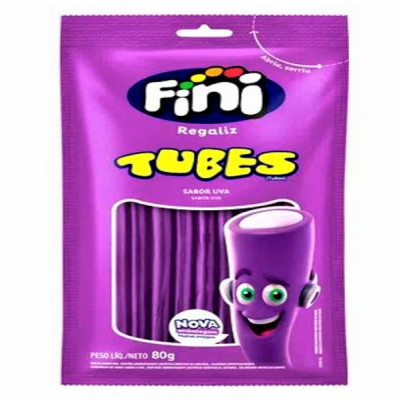 FINI TUBES UVA 80 GRAMAS