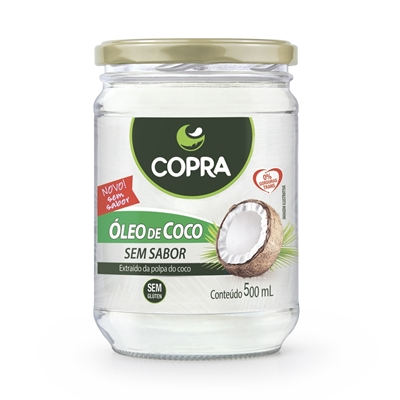 ÓLEO DE COCO COPRA SEM SABOR/ CHEIRO 500ML