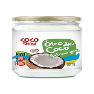 ÓLEO DE COCO EXTRAVIRGEM  COCO SHOW   200ML