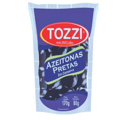 AZEITONA PRETA TOZZI COM CAROÇO 170G