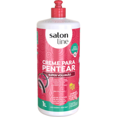 CREME PARA PENTEAR SALON LINE SUPER VOLUMÃO 1L