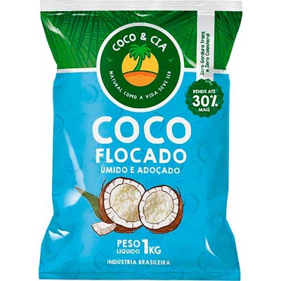COCO EM FLOCO COCO&CIA ÚMIDO 100G