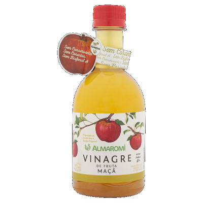 VINAGRE DE MAÇÃ ALMAROMI 400ML