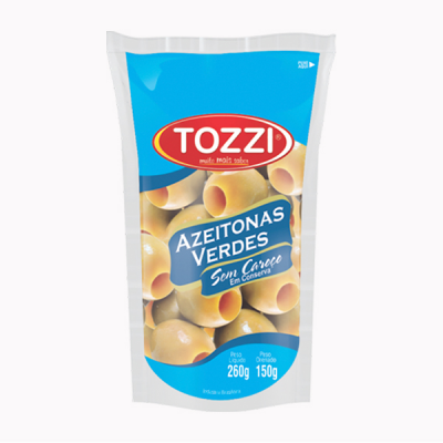 AZEITONA VERDE TOZZI S/ CAROÇO 150G