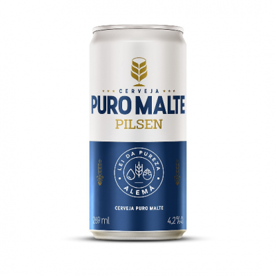 CERVEJA PURO MALTE PILSEN 269ML