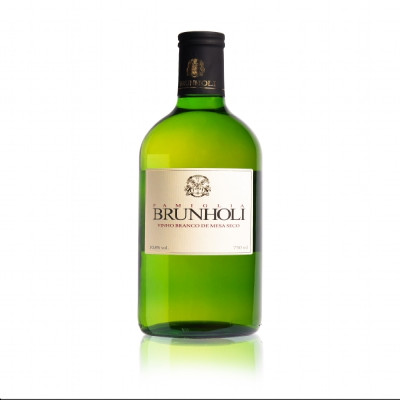 VINHO BRUNHOLLI BRANCO SECO 750 ML