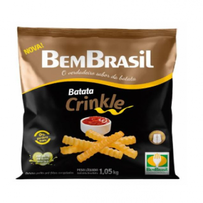 BATATA BEM BRASIL CRINKLE CONGELADA 1,05KG