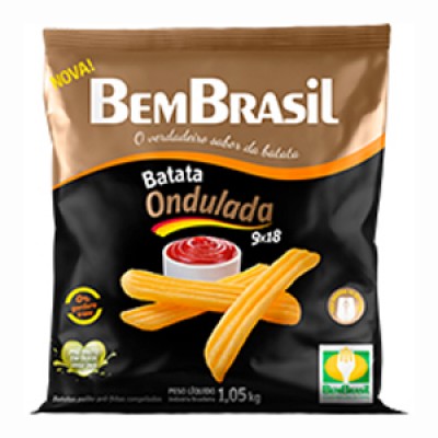 BATATA BEM BRASIL ONDULADA CONGELADA 1,05 KG