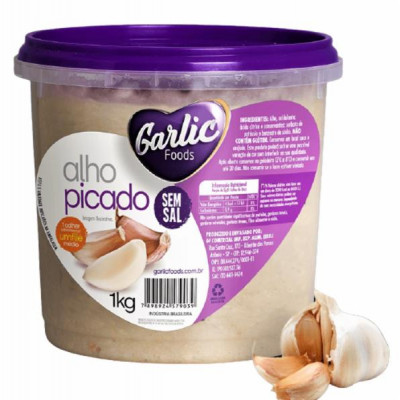 ALHO PICADO GARLIC SEM SAL 200 GRAMAS