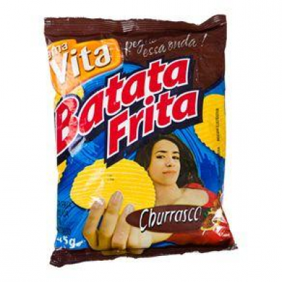 BATATA CHIPS AMAVITA CHURRASCO 45GR