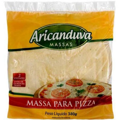 MASSA PARA PIZZA ARICANDUVA 30 CM 380 G