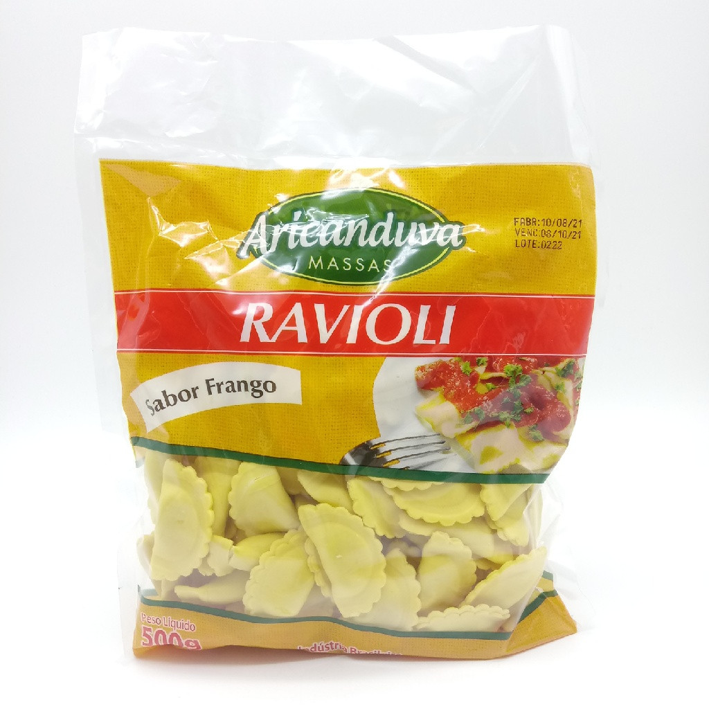 RAVIOLI ARICANDUVA FRANGO 500 G