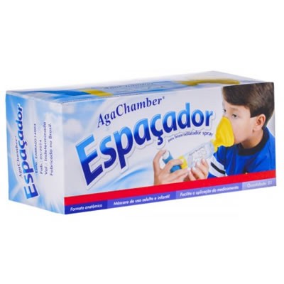 ESPACADOR AGACHAMBER PARA BRONCODILATADOR SPRAY