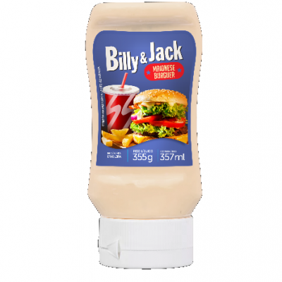 MAIONESE BURGUER BILLY & JACK 355G