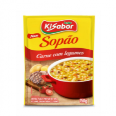 SOPÃO KISABOR CARNE C/ LEGUMES 150G