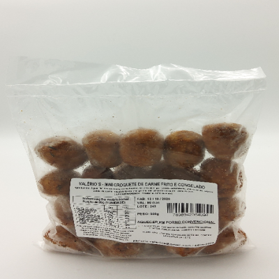 CROQUETE VALERIO'S DE CARNE CONGELADO 500 G