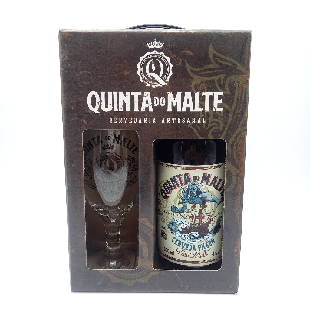 KIT CERVEJA QUINTA DO MALTE 600 ML+ 1 TAÇA