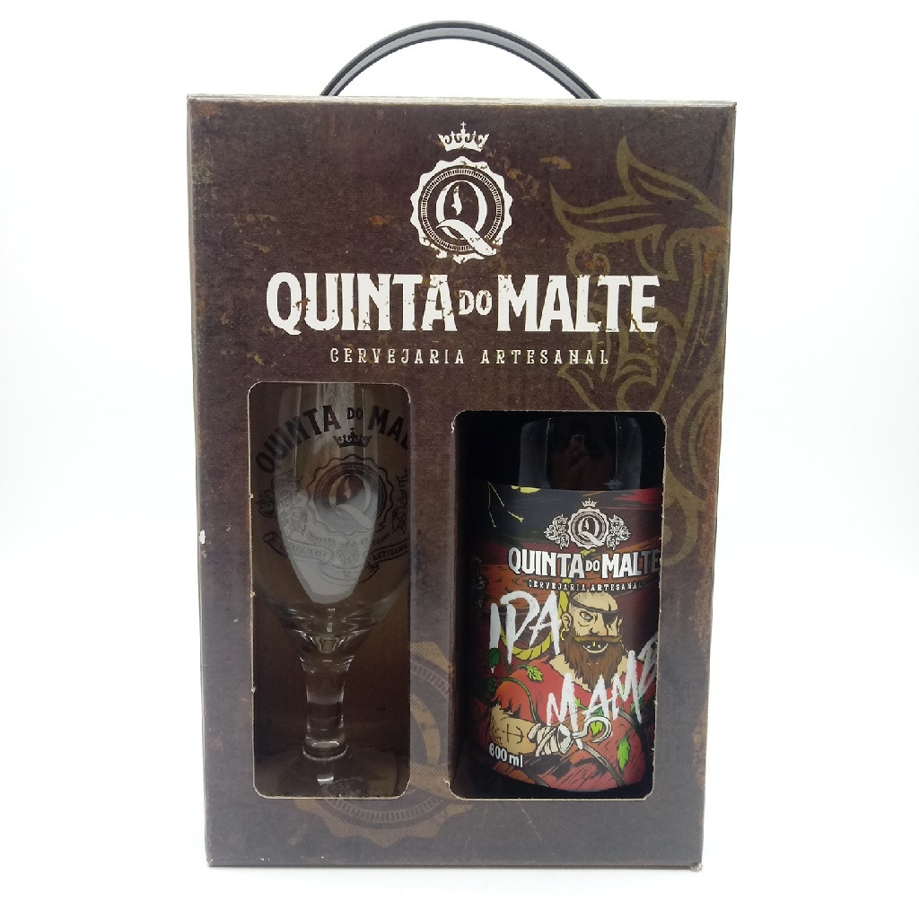 KIT CERVEJA QUINTA DO MALTE MAMBA 600 ML + 1 TAÇA