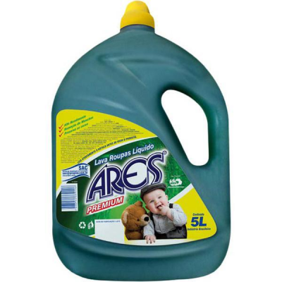 LAVA ROUPAS ARES LIQUIDO ACTION GREEN 5,0 L