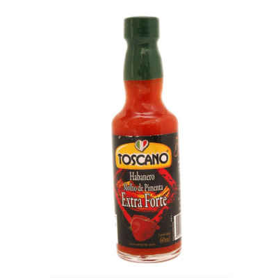 MOLHO DE PIMENTA TOSCANO HABANERO EXTRA FORTE 60 ML