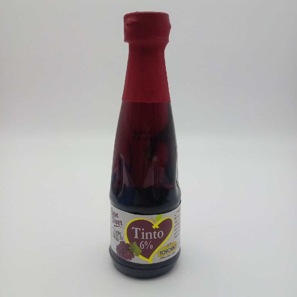 VINAGRE DE VINHO TINTO 6% TOSCANO BEM VIVER 250 ML