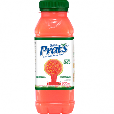 SUCO PRATS MISTO GOIABA E MAÇÃ PET 300 ML