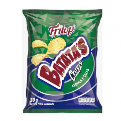 BATATA CHIPS FRITOP CEBOLA E SALSA 30G