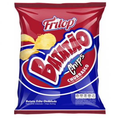 BATATA CHIPS FRITOP CHURRASCO 50G